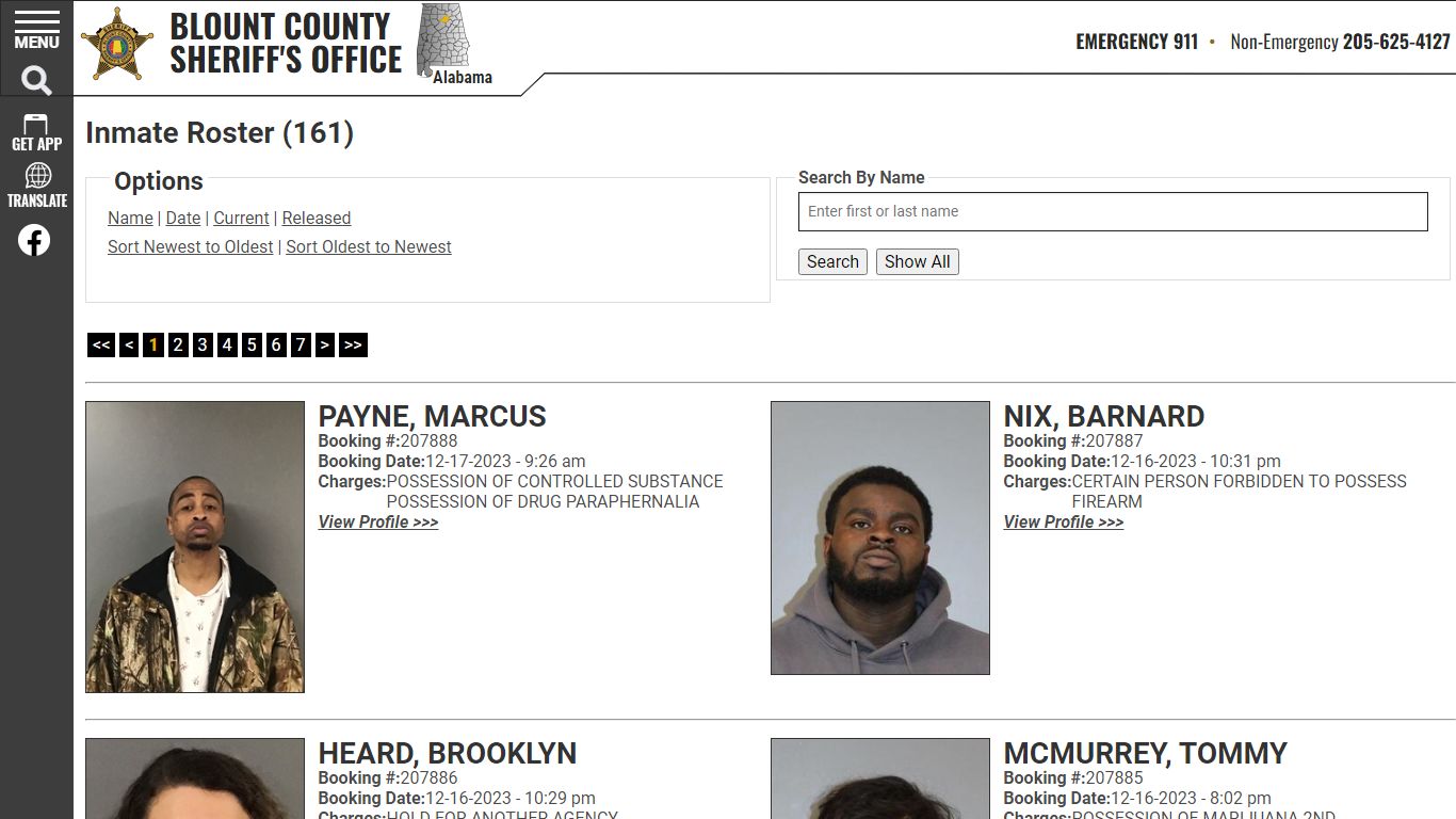 Inmate Roster - Current Inmates Booking Date Descending - Blount County ...